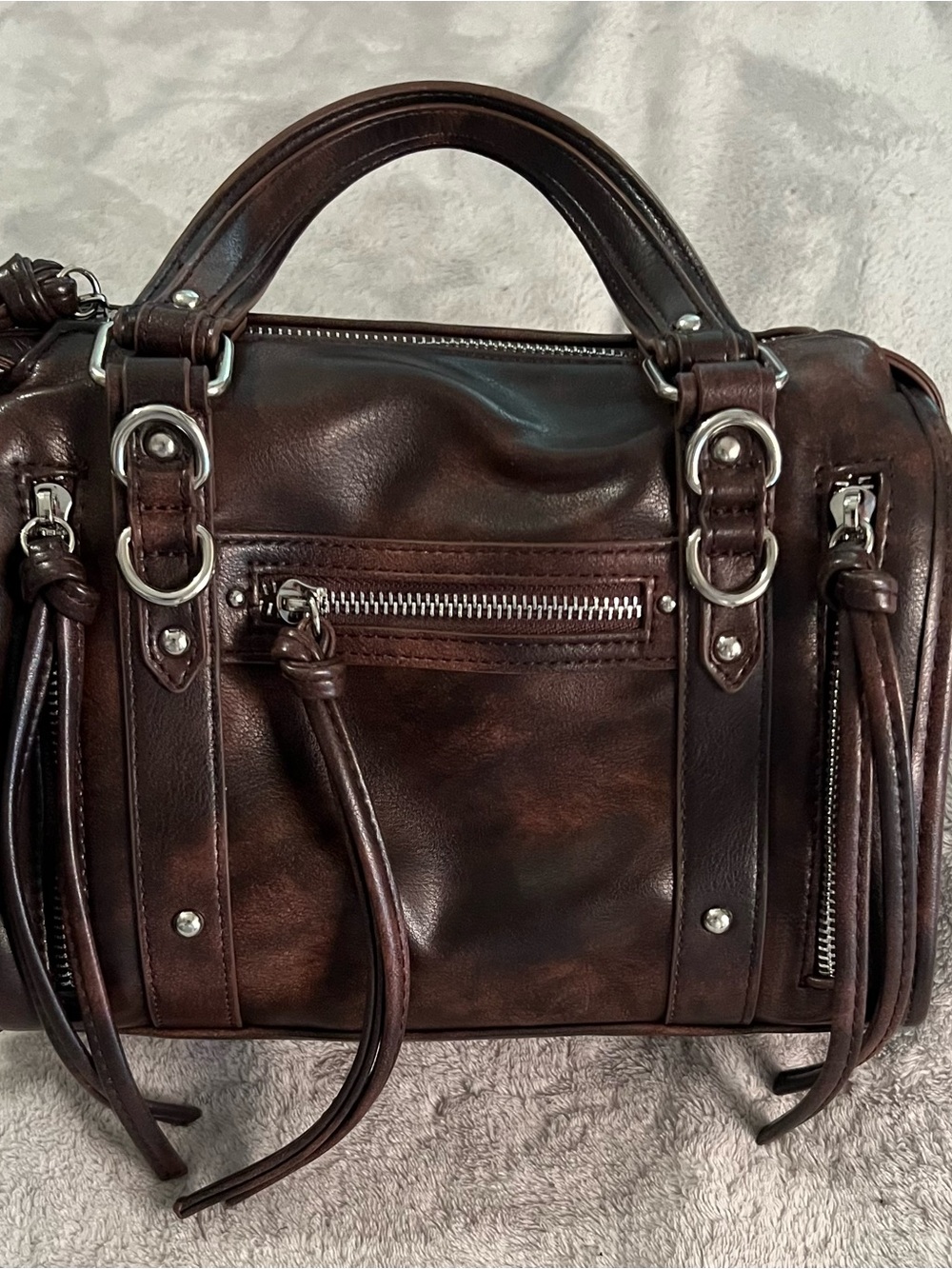Steve Madden NYC Soft Zipper Satchel